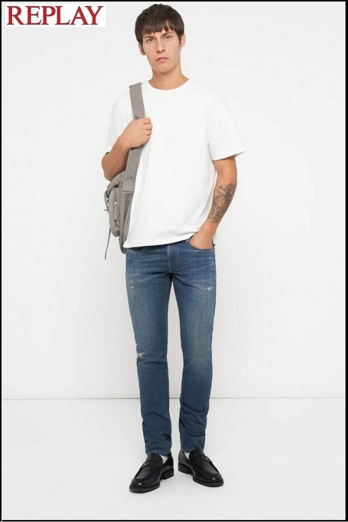 VAQUEROS CORTE SLIM ANBASS REPLAY