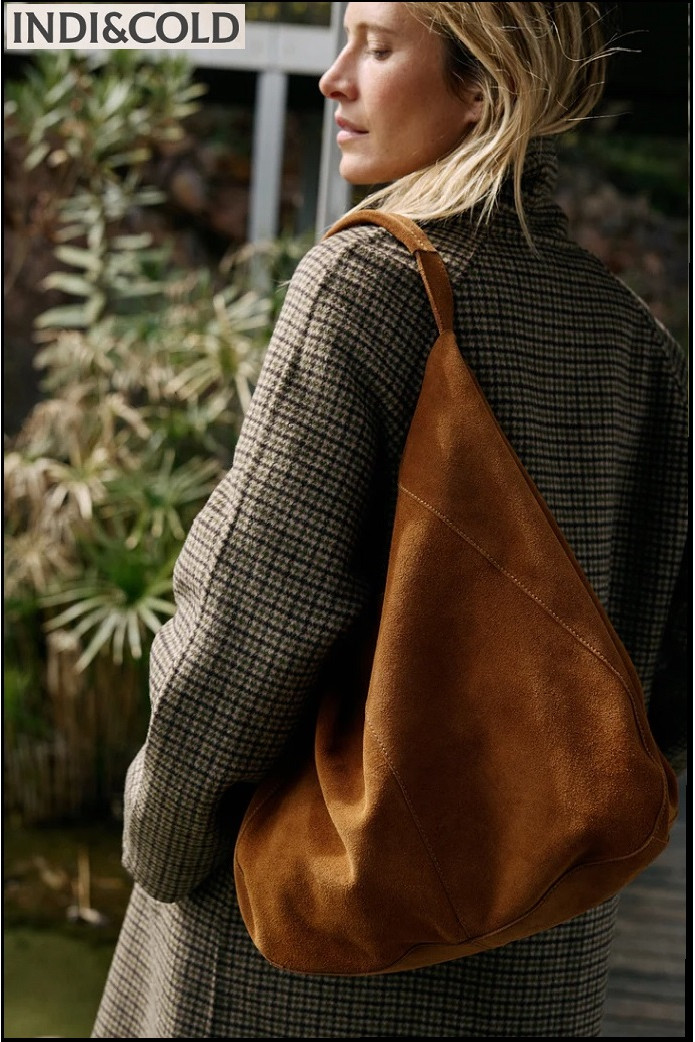 BOLSO TOTE SERRAJE TABACO INDI&COLD