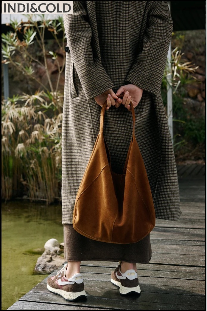 BOLSO TOTE SERRAJE TABACO INDI&COLD