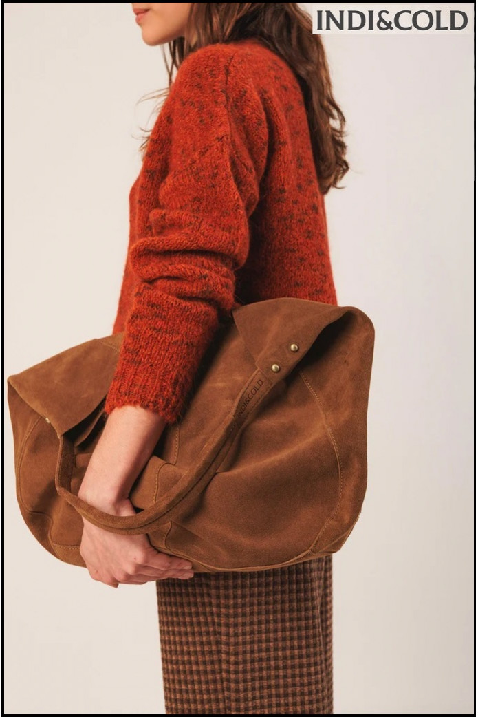 BOLSO TOTE SERRAJE TABACO INDI&COLD