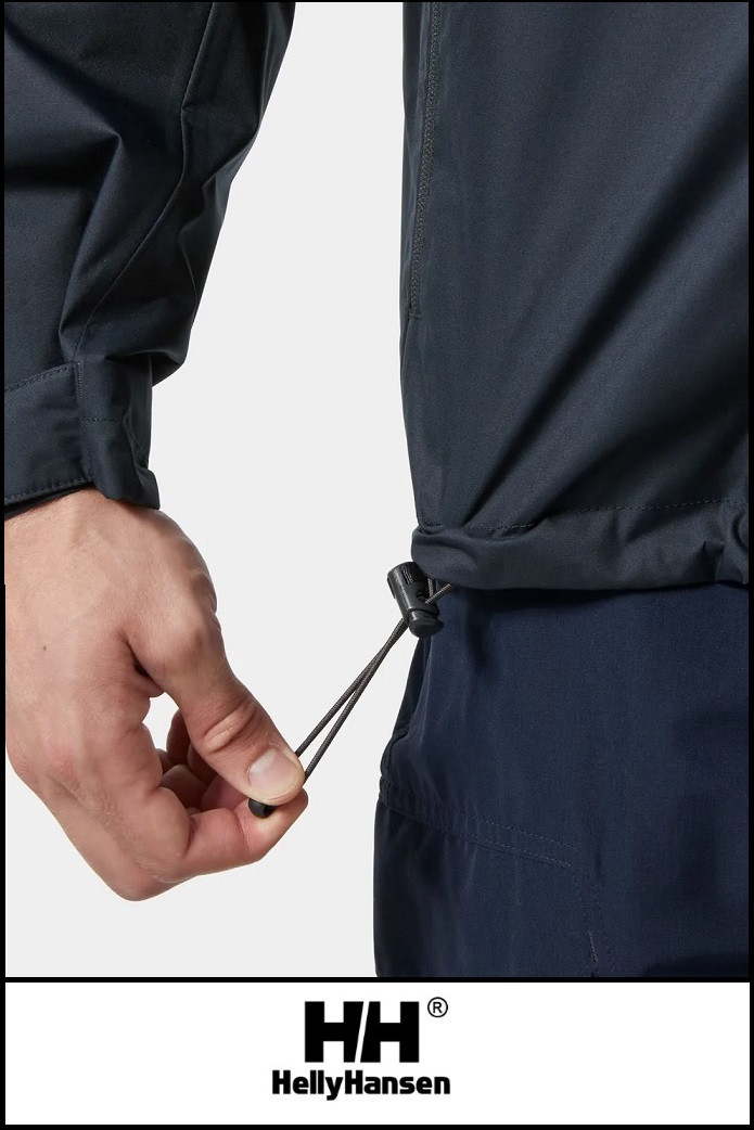 CREW HOODED PILE WASHED AZUL JACKET HELLY HANSEN