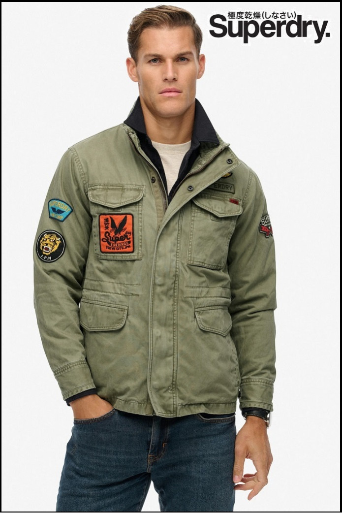 CHAQUETA CON PARCHES SUPERDRY