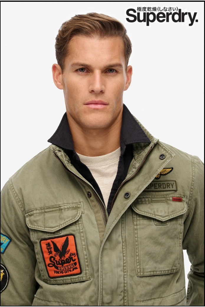 CHAQUETA CON PARCHES SUPERDRY
