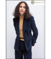 BLAZER KARWAR TERCIOPELO AZUL MARINO MASAVI