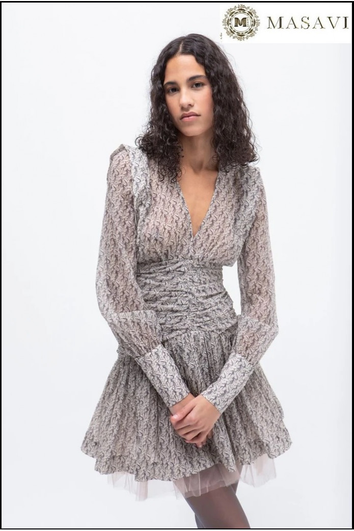 VESTIDO CORTO AMBER MASAVI