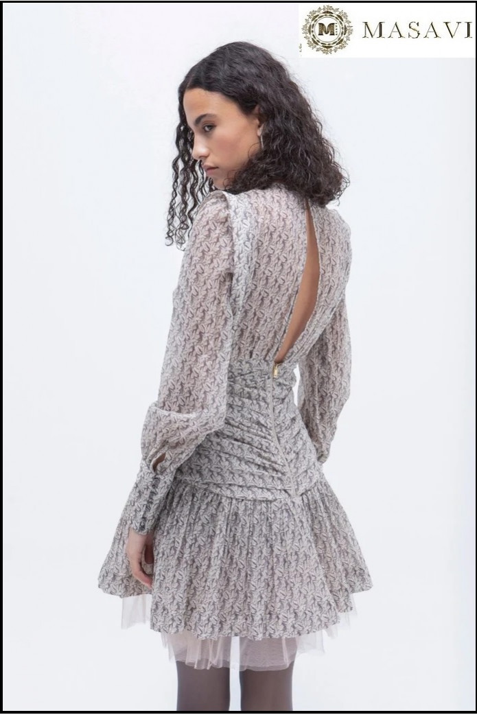 VESTIDO CORTO AMBER MASAVI