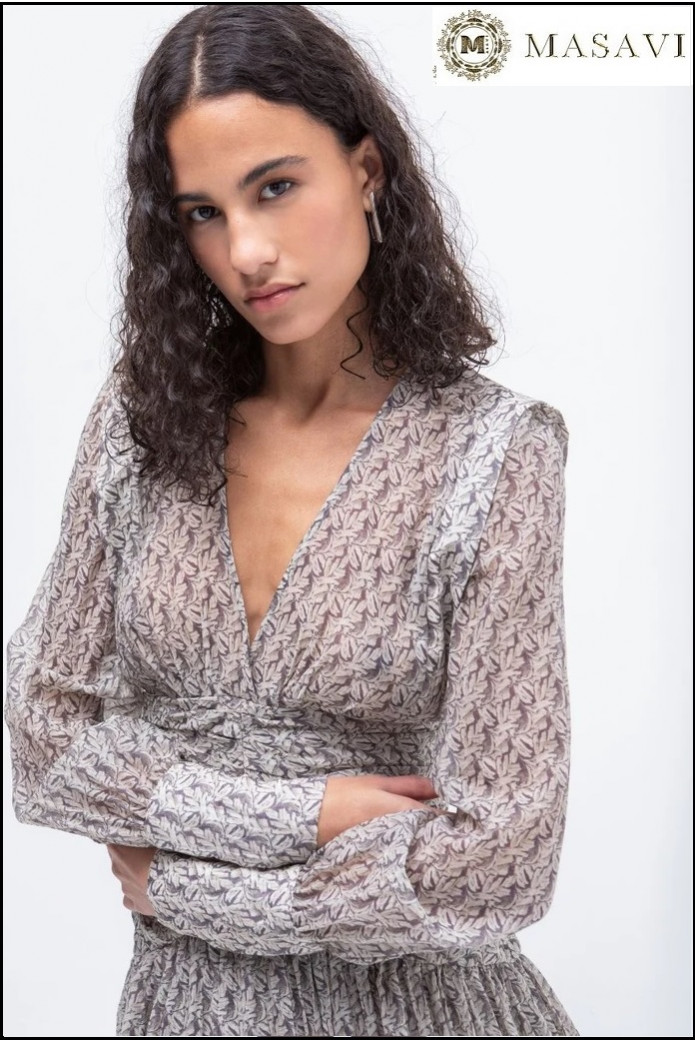 VESTIDO CORTO AMBER MASAVI