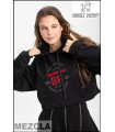 SUDADERA NEGRA ESCUDO HIGHLY PREPPY