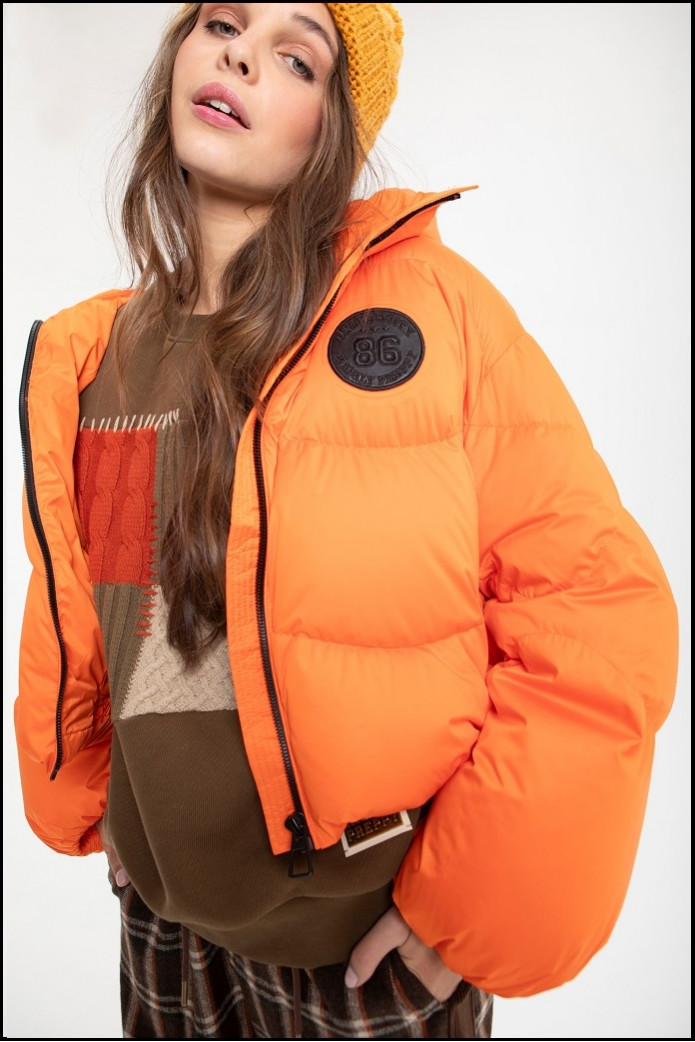 CAZADORA CORTA NARANJA HIGHLY PREPPY