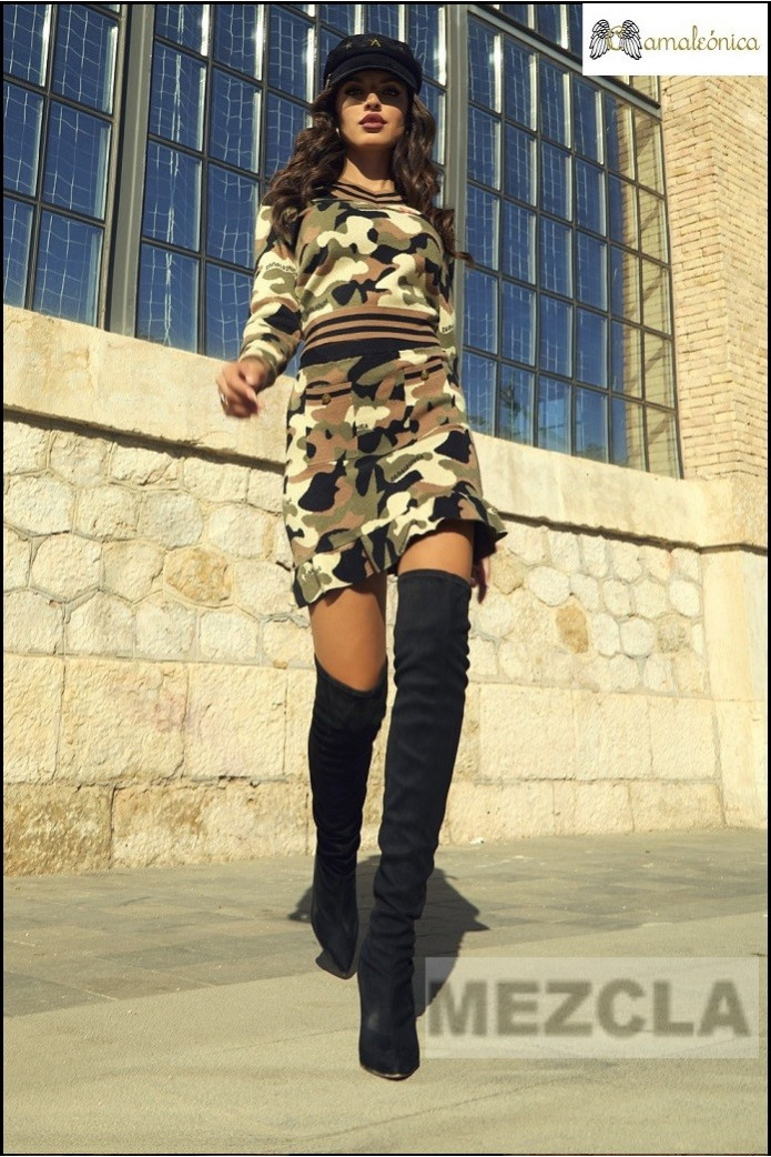 FALDA ZIRCON CAMALEÓNICA BY CAPRICHE