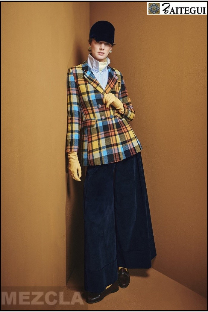 PANTALON SAMURAY VELVETON MARINO ZAITEGUI