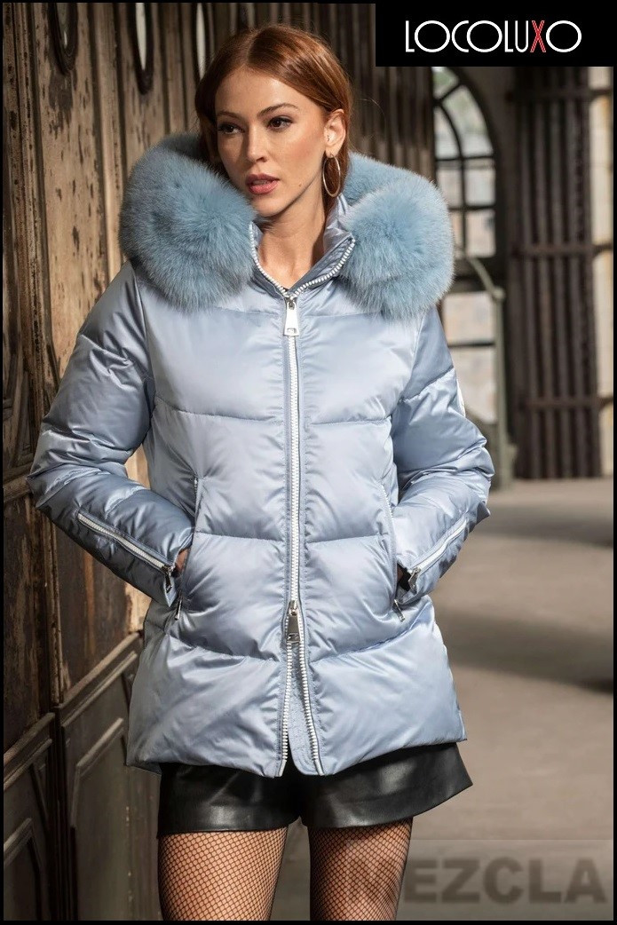 PLUMÍFERO AZUL LOCO LUXO