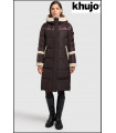 PARKA LARGA MARRÓN CHOCOLATE KHUJO