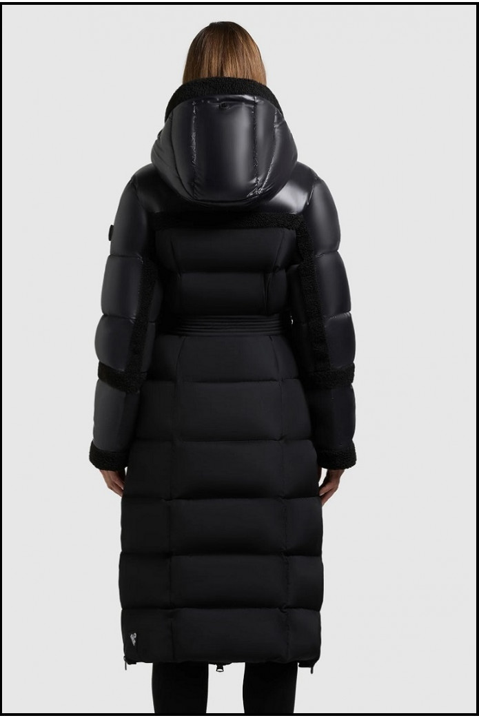 PARKA LARGA NEGRO KHUJO