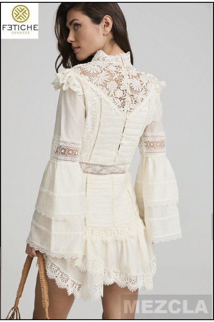 VESTIDO FLOR DE ENCAJE FETICHE SUANCES