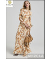 VESTIDO PLUMAS MAXI FETICHE SUANCES