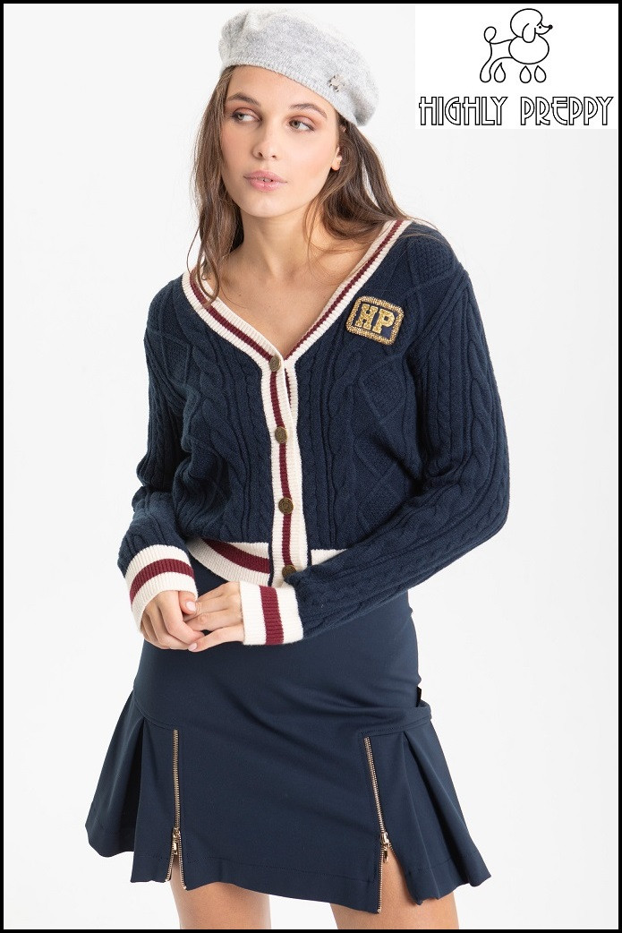 JERSEY SCHOOL MARINO HIGHLY PREPPY