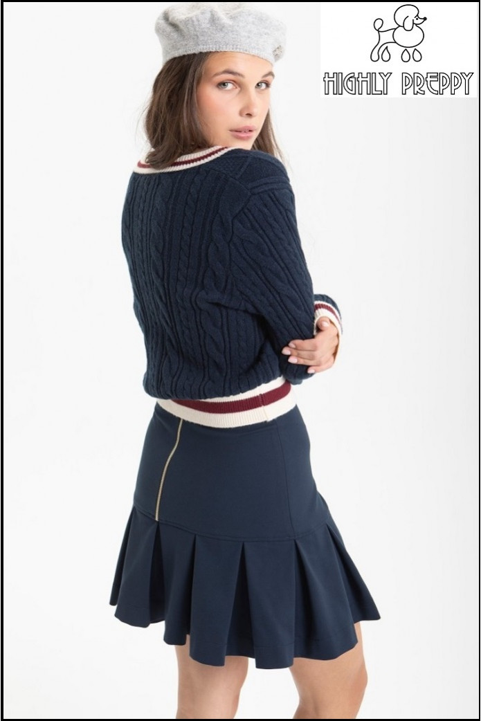 JERSEY SCHOOL MARINO HIGHLY PREPPY