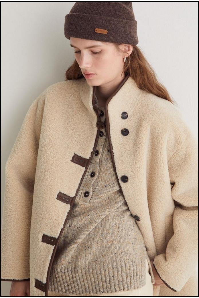 ABRIGO BORREGUITO CRUDO YERSE