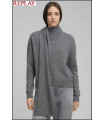 JERSEY CON CUELLO DE BUFANDA GRIS REPLAY