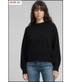 JERSEY CUELLO REDONDO NEGRO REPLAY