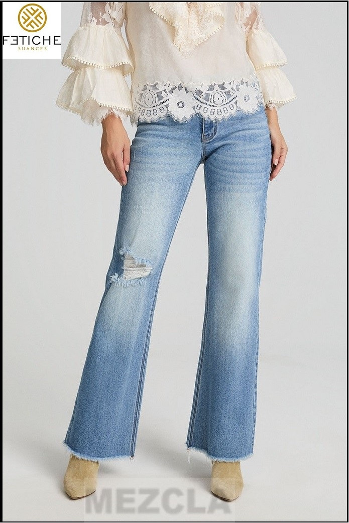 JEANS LOGO FETICHE SUANCES