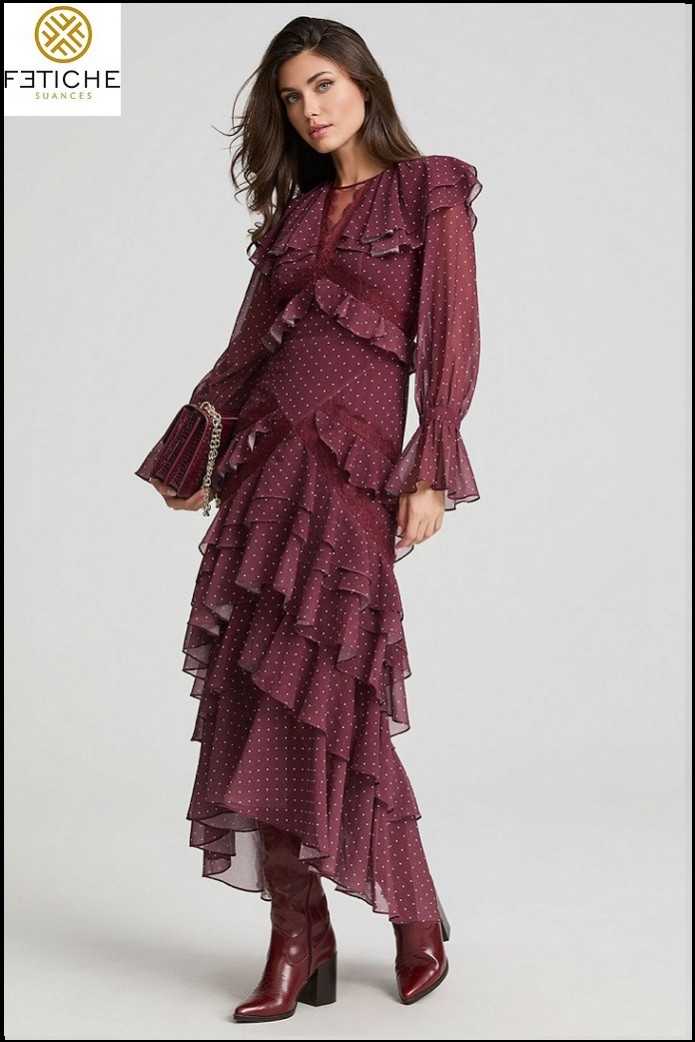 VESTIDO BOHEMIAN FLAME FETICHE SUANCES