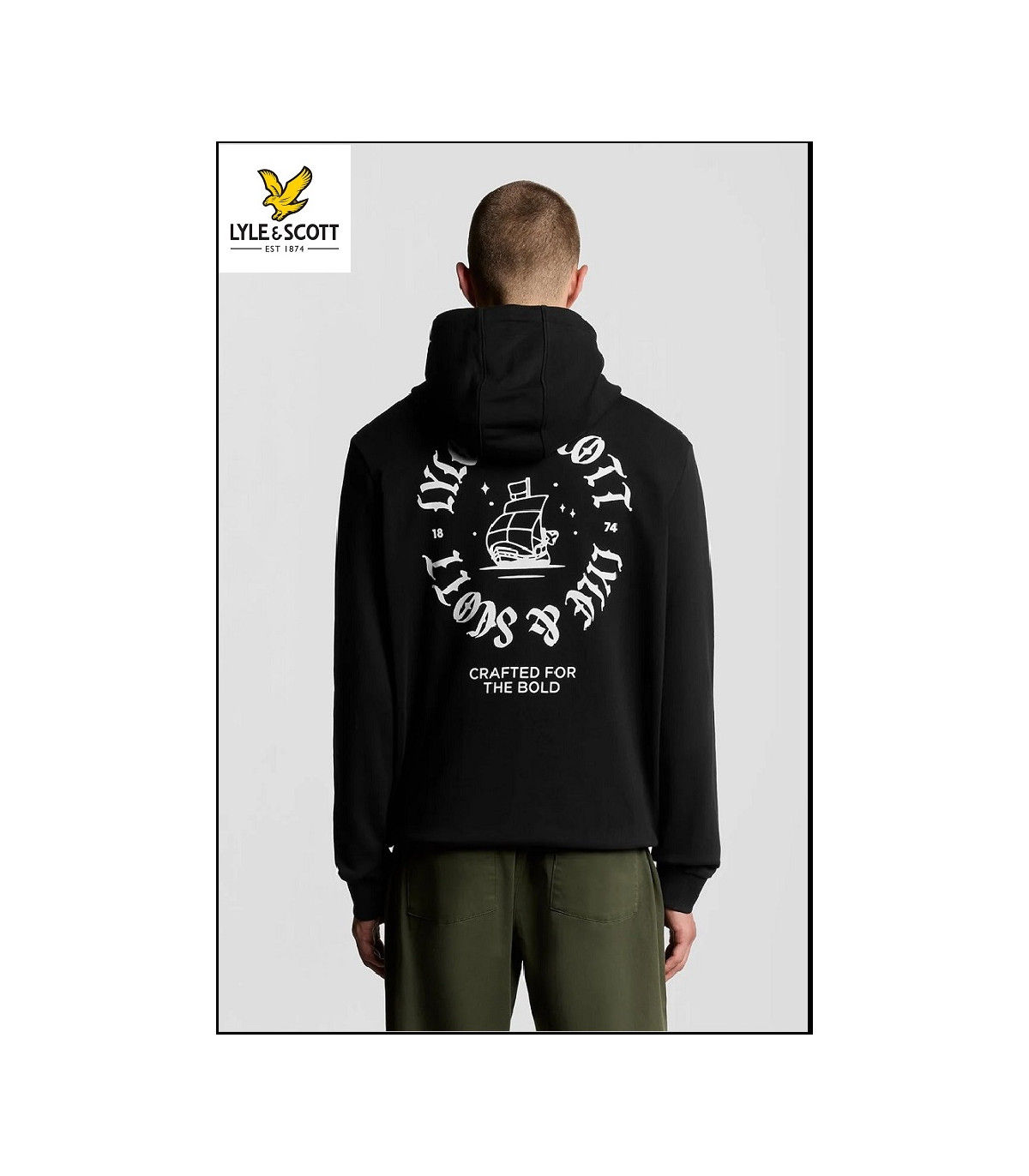 SUDADERA CON GRÁFICO DE BARCO LYLE & SCOTT