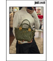 BOLSO ACOLCHADO VERDE MILITAR JUST CAVALLI