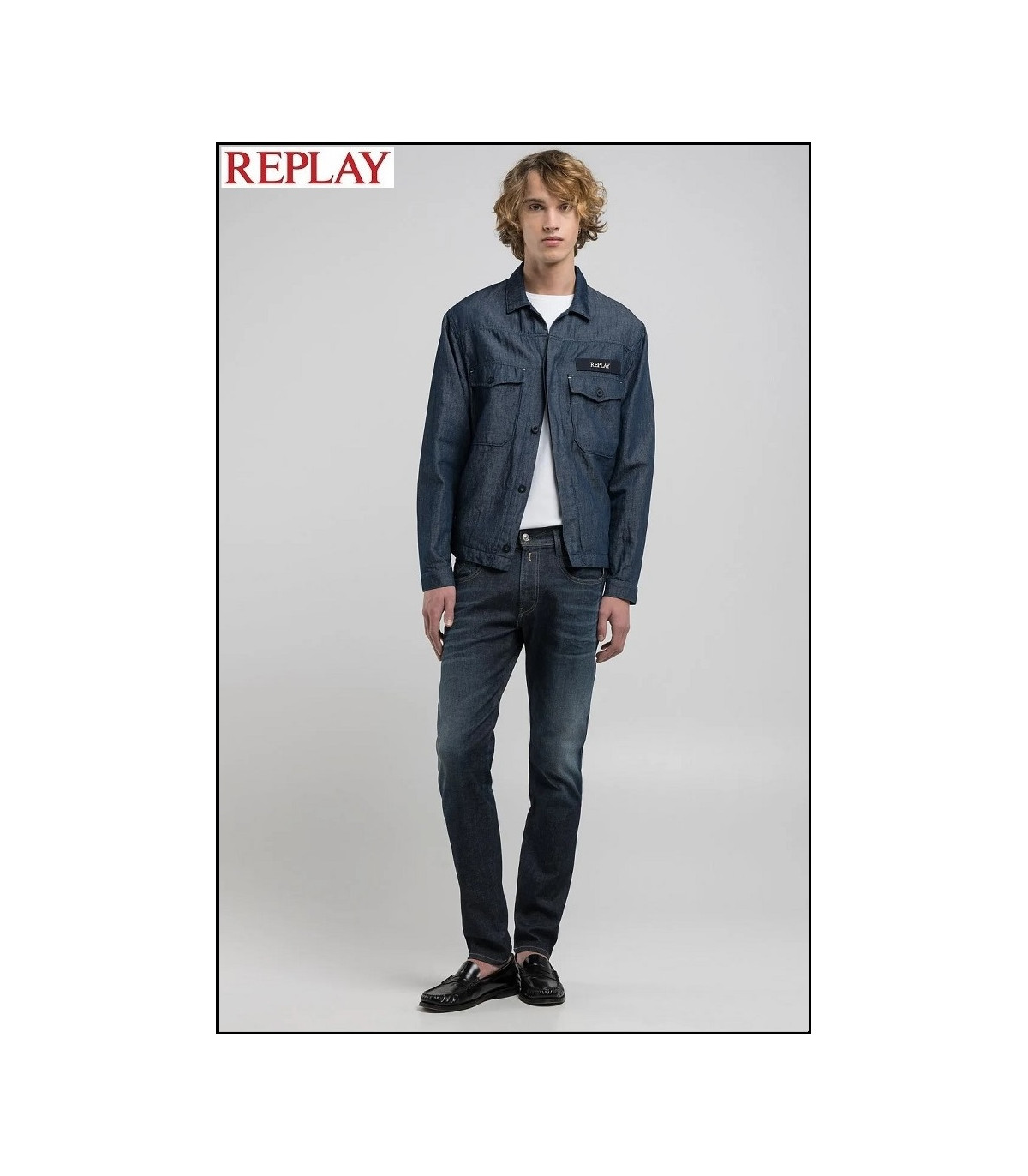 VAQUEROS SLIM FIT ANBASS REPLAY