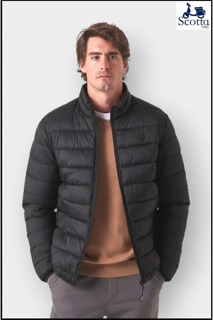 CHAQUETA CLASSIC ACOLCHADA NEGRA SCOTTA