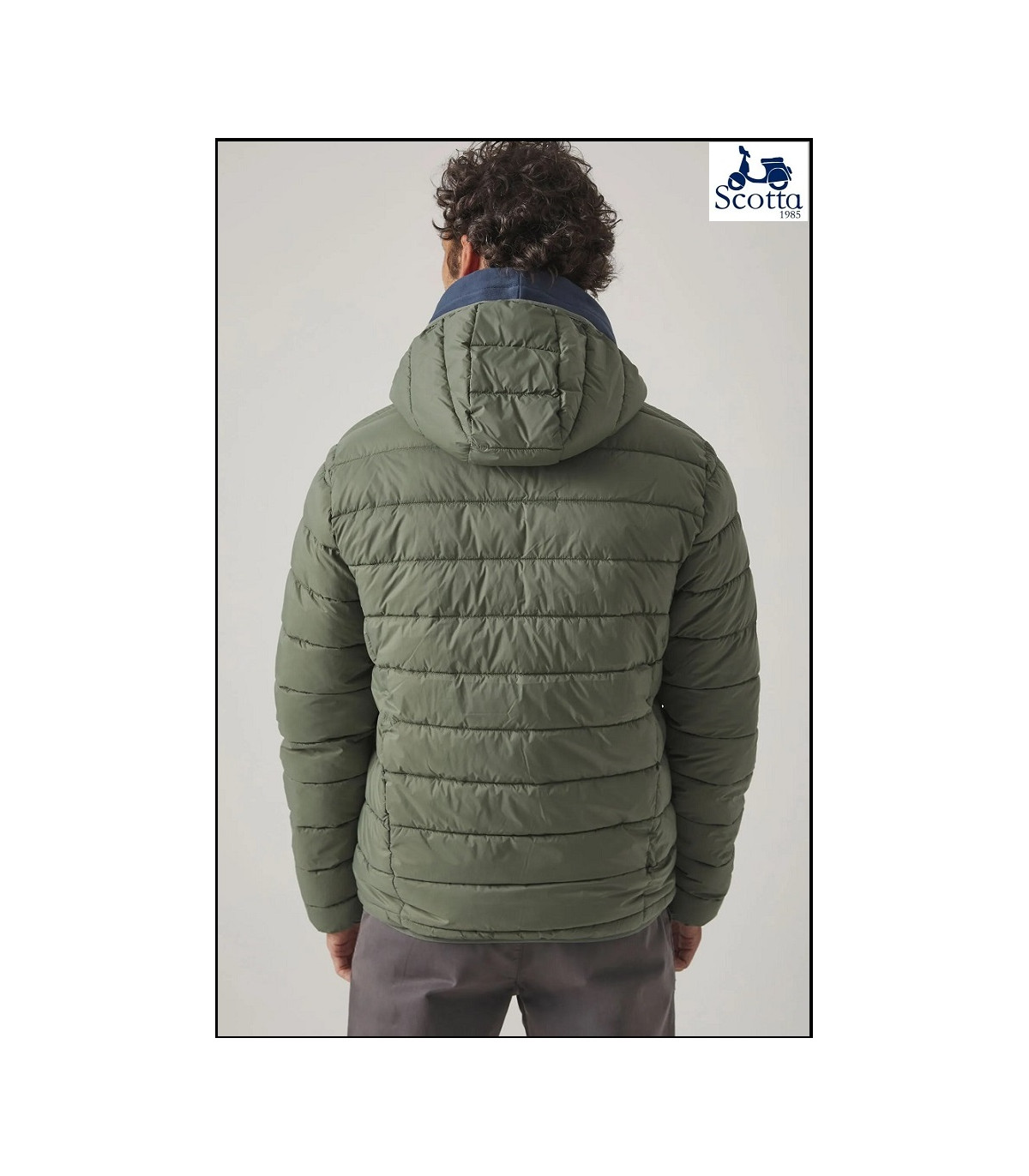 CHAQUETA HOOD ACOLCHADO KHAKI SCOTTA