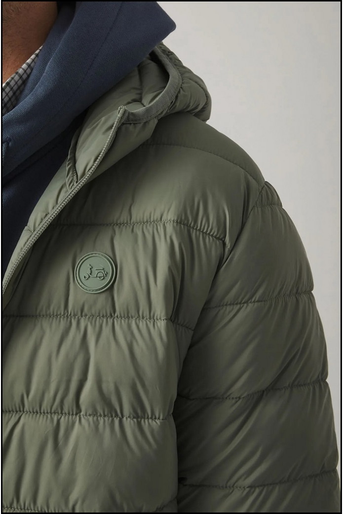 CHAQUETA HOOD ACOLCHADO KHAKI SCOTTA