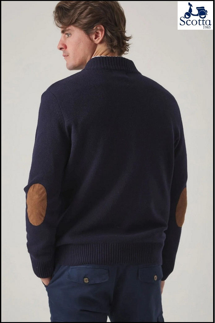 JERSEY ZIP MARINO SCOTTA