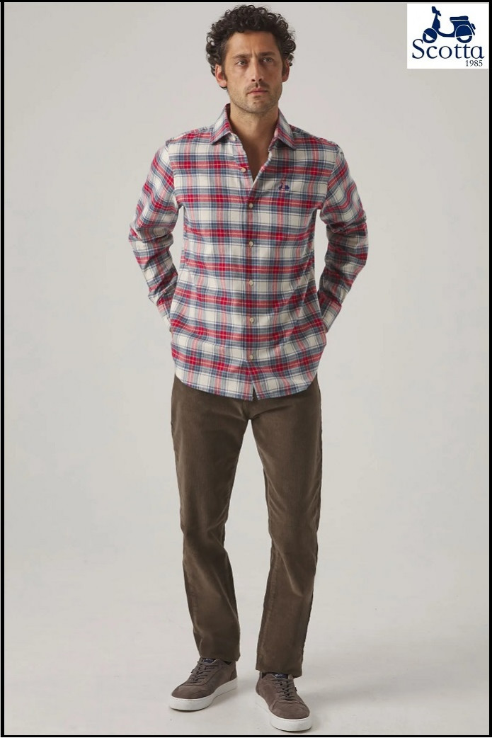 CAMISA SCOTLAND TARTÁN CRUDO SCOTTA