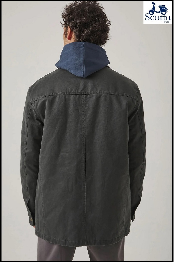 PARKA BRITISH VERDE OSCURO SCOTTA