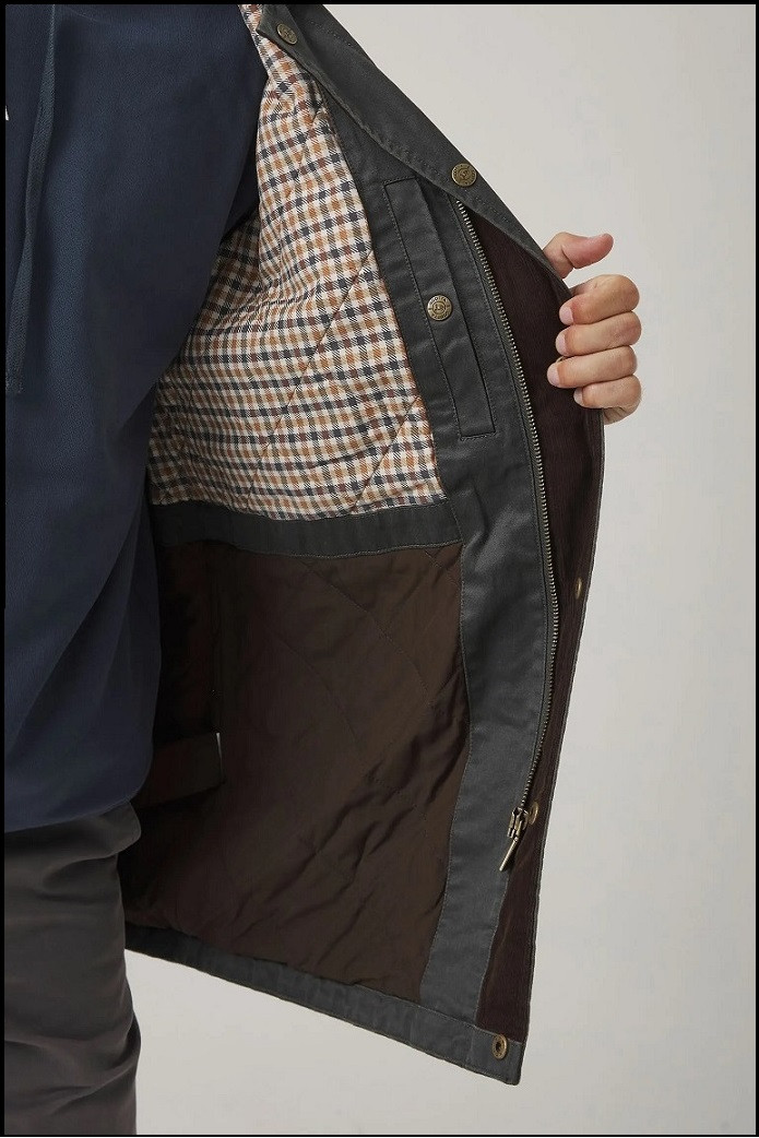 PARKA BRITISH VERDE OSCURO SCOTTA