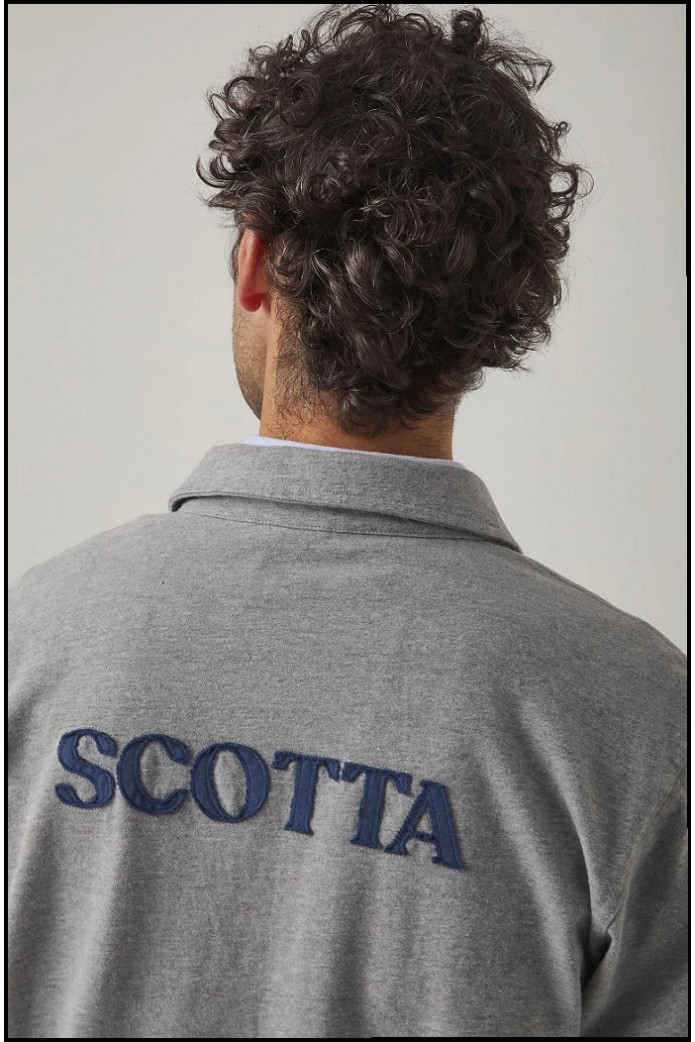 POLO RUGBY FLAG GRIS SCOTTA