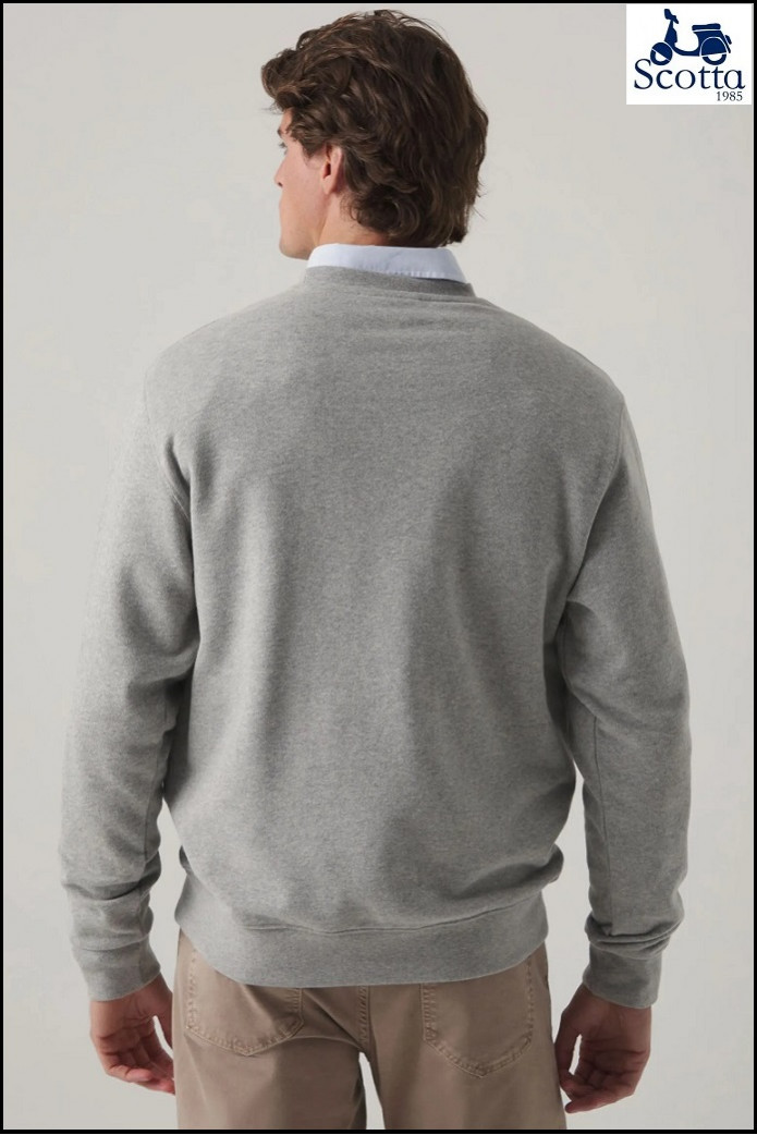 SUDADERA LOGO GRIS SCOTTA