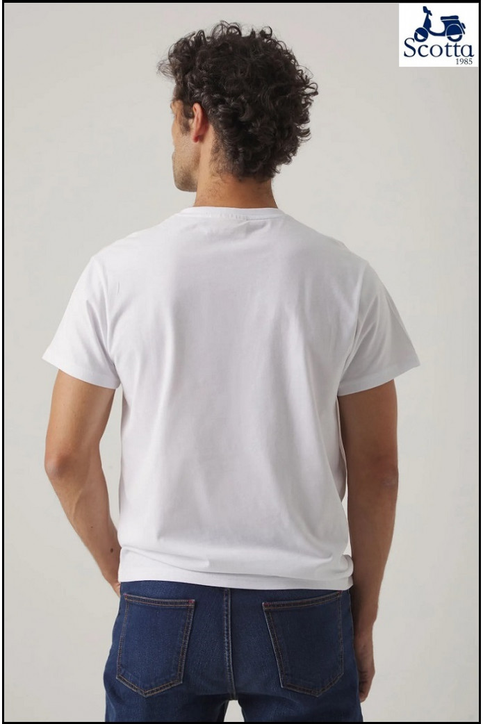 CAMISETA LOGO BLANCO SCOTTA