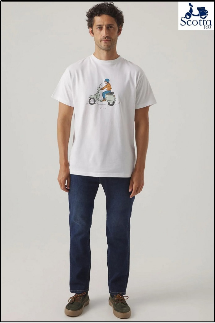 CAMISETA COMIC BLANCO SCOTTA