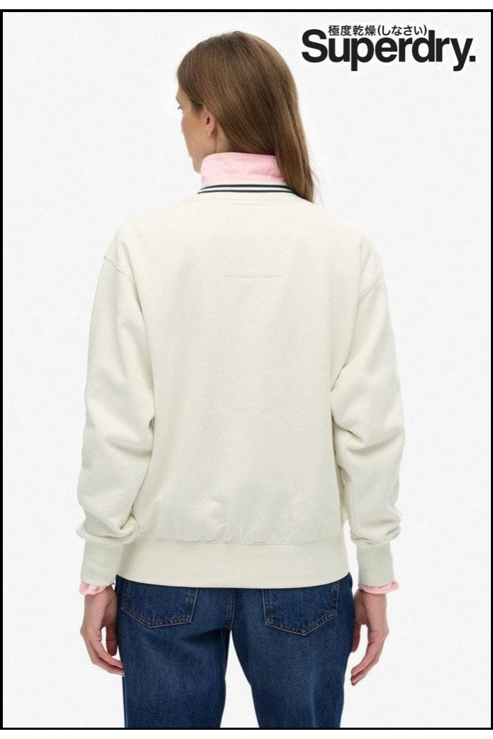 SUDADERA COUNTRY CLUB BLANCO ROTO SUPERDRY