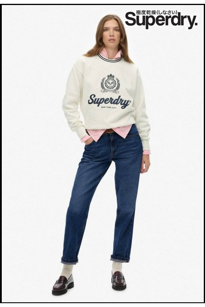 SUDADERA COUNTRY CLUB BLANCO ROTO SUPERDRY