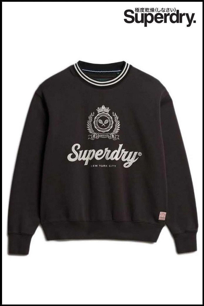 SUDADERA COUNTRY CLUB GRIS SUPERDRY