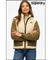 CHAQUETA HÍBRIDA DE BORREGUITO SUPERDRY