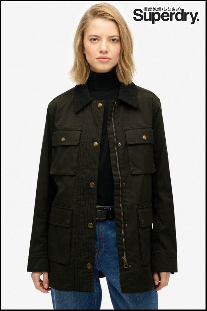 CHAQUETA ENCERADA SUPERDRY