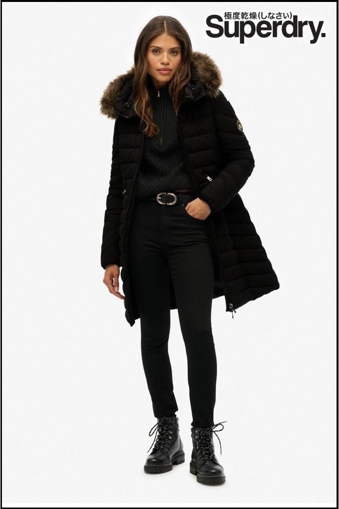 CHAQUETA FUJI ROJO NEGRA SUPERDRY