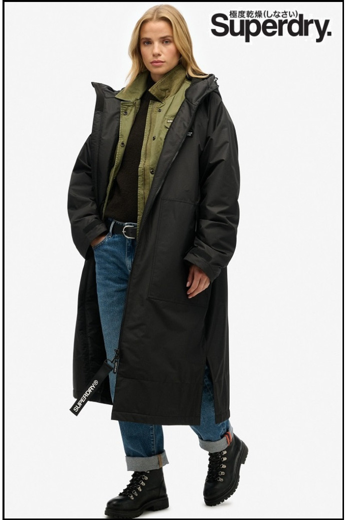 PARKA NEGRA SUPERDRY