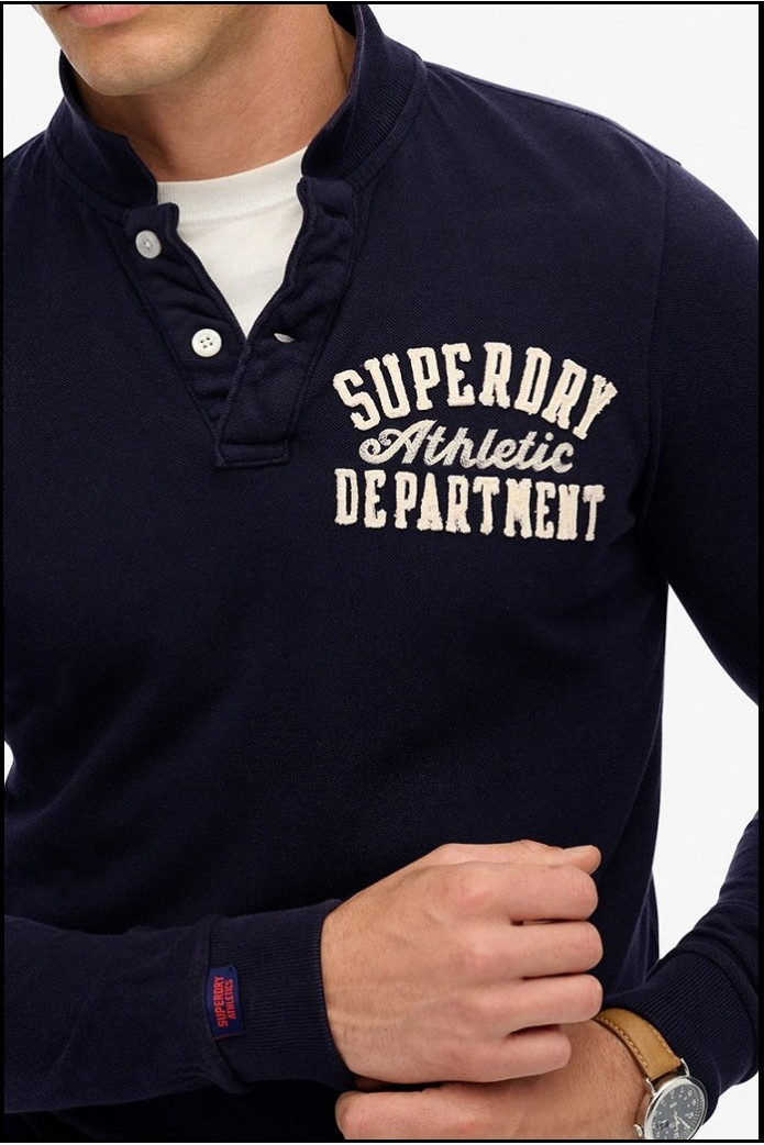 POLO VINTAGE ATHLETIC AZUL SUPERDRY