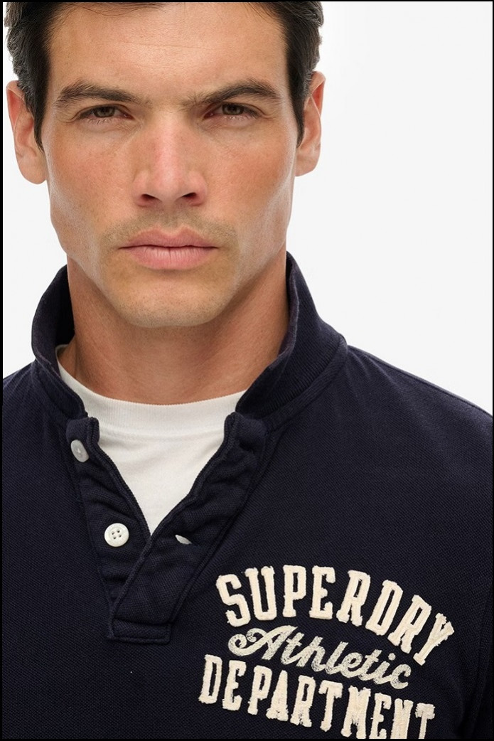 POLO VINTAGE ATHLETIC AZUL SUPERDRY